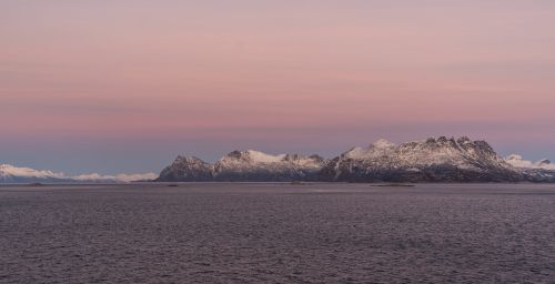 norway coast sunset fjord