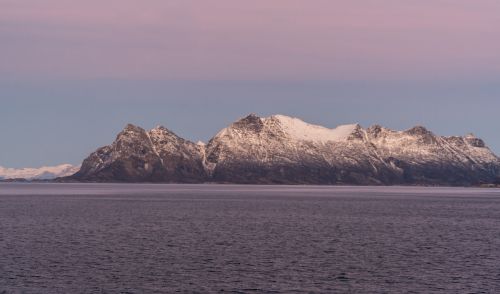 norway coast sunset fjord