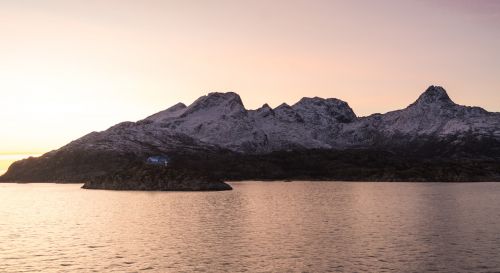 norway coast sunset fjord