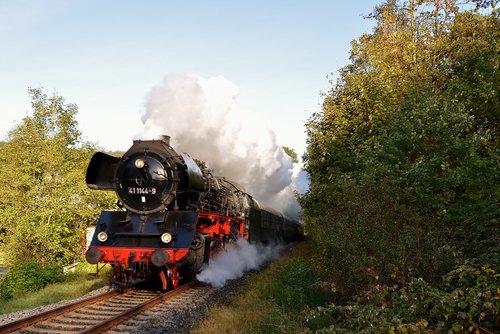 nostalgic  steam locomotive  elstertal