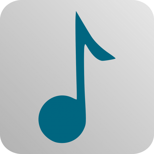 note music button