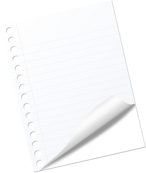 note page blank