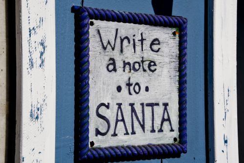 Note To Santa Clause