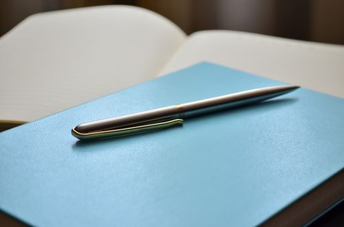 notebook diary pen