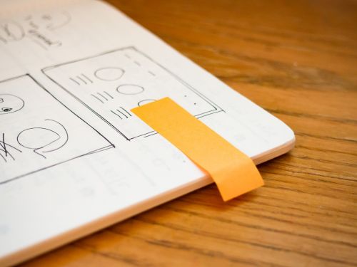 notebook mockups sketch