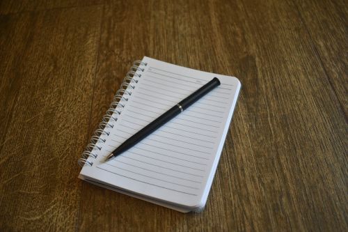 notebook pen book