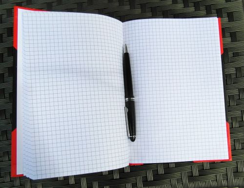 notebook notes black
