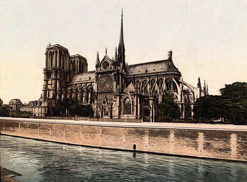 notre dame  paris  france