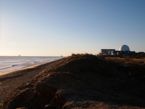 nuclear power beach