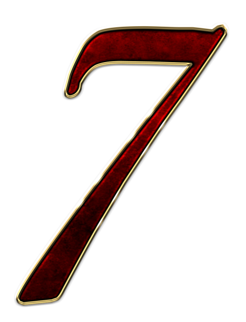 number 7 seven