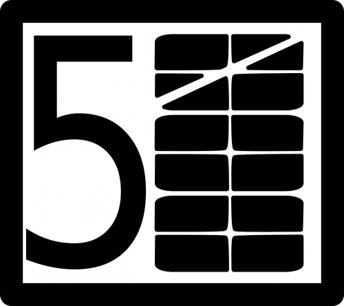 number pictogram five