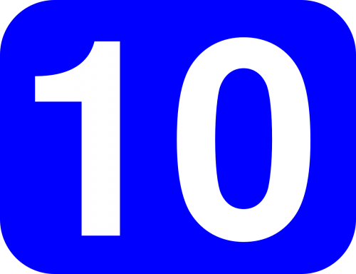 number 10 ten