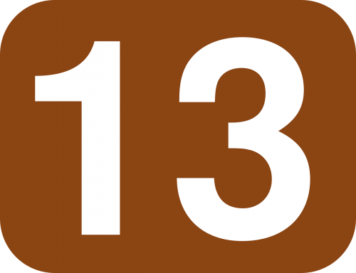 number thirteen 13