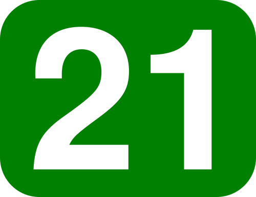 number 21 twenty