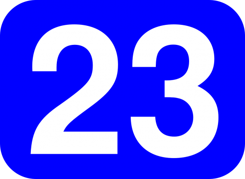 number 23 twenty
