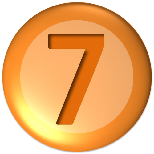 numbers seven ball