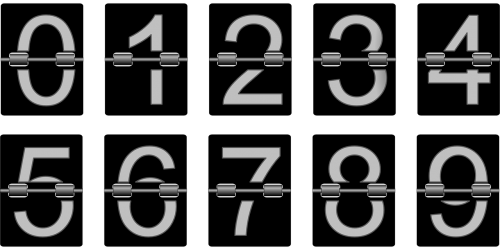 numbers counter meter