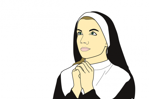 nun christian woman catholic