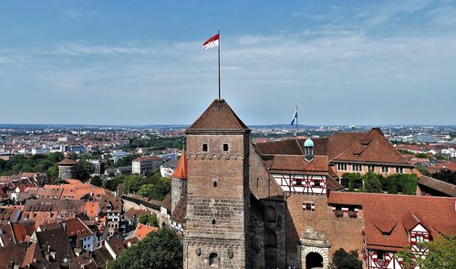 nuremberg  panorama  historic center