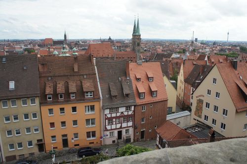 nuremberg cityscape old town