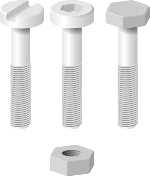 nut screw bolt