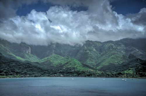nuva hiva marquesas islands mountains seascape