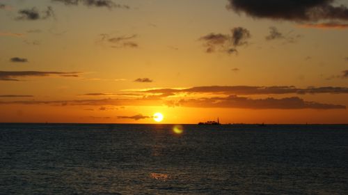 oahu hawaii sunset