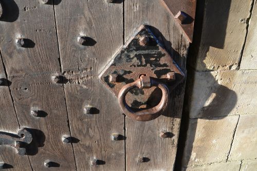 oak door knob handle