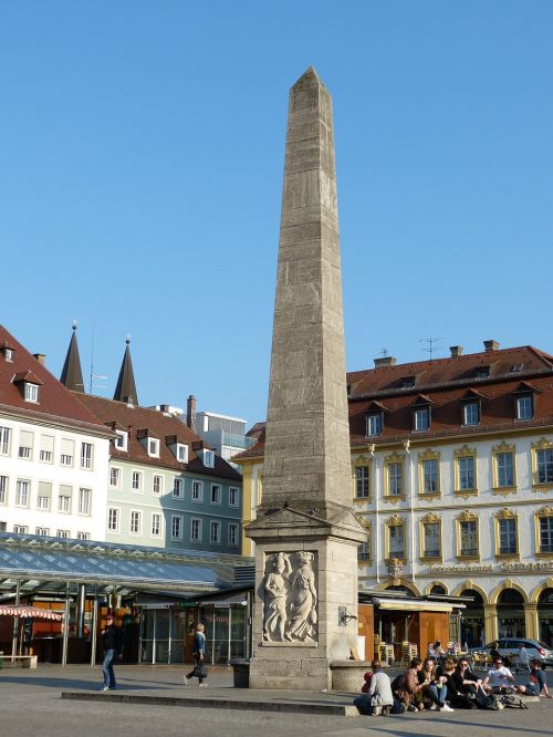 obelisk würzburg bavaria