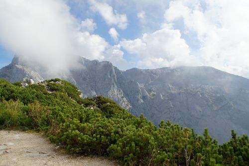 obersalzberg mountain fog