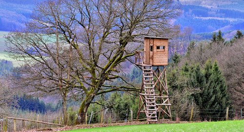 observation post  wildhut  bird hut