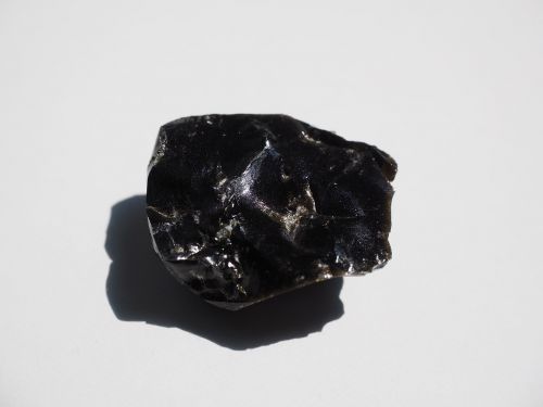 obsidian stone volcanic