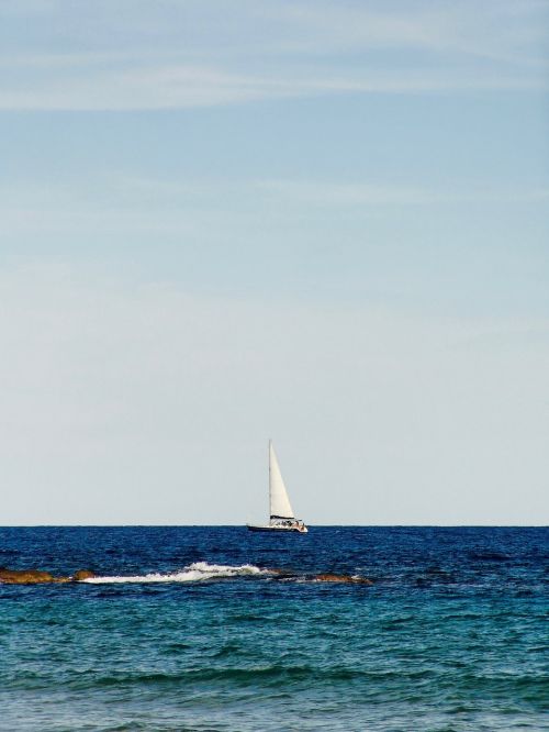 ocean sailing boat sea