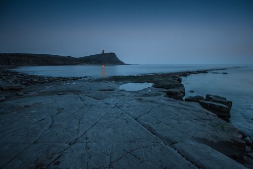 ocean kimmeridge bay twilight