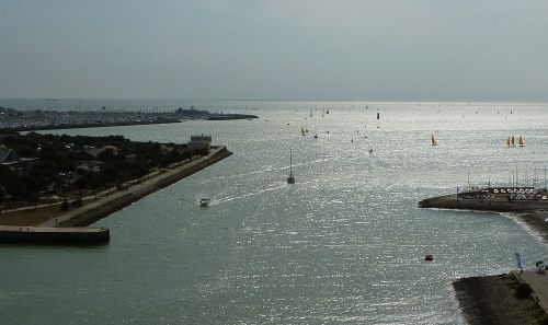 ocean boat panoramic