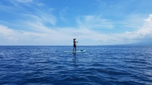 ocean paddle board gilli island