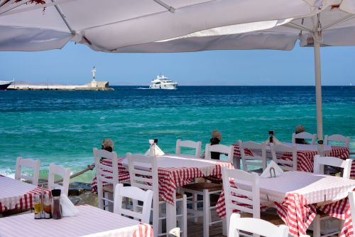ocean restaurant blue