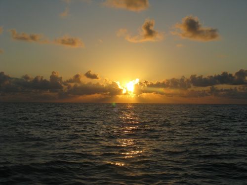 ocean sunrise sunset