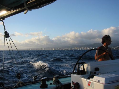 ocean sailing boat