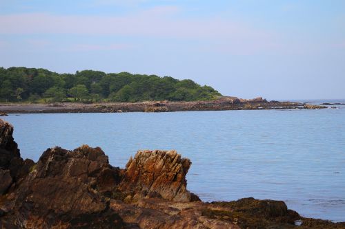 ocean rocks nature