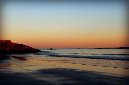 ocean sunset beach