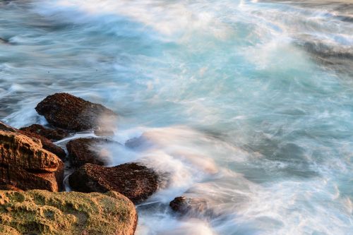 ocean waves rocks