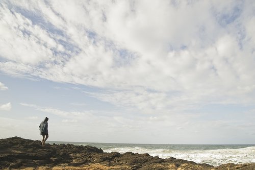 ocean  shore  solitude