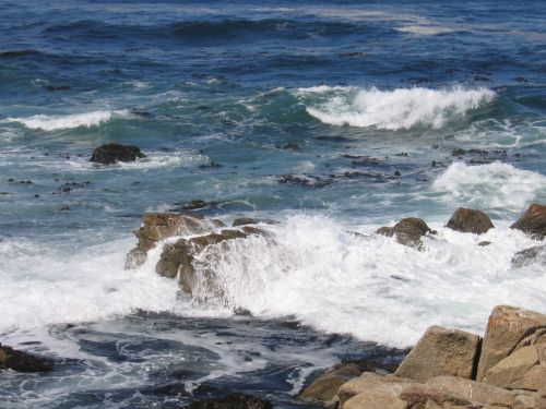 ocean rocks scenery