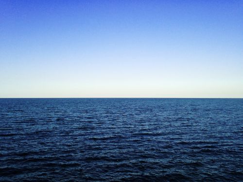 ocean water sky sea