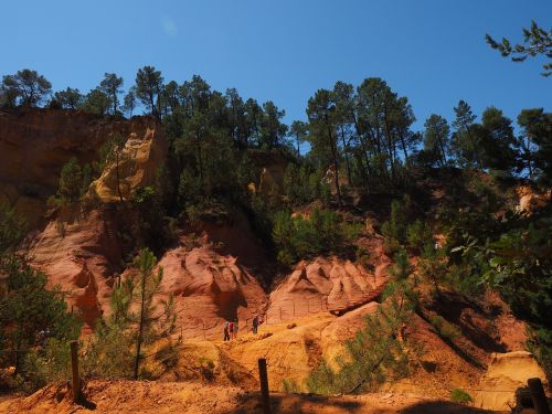 ocher rocks ocher ocher quarry