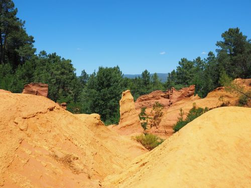 ocher rocks ocher ocher quarry