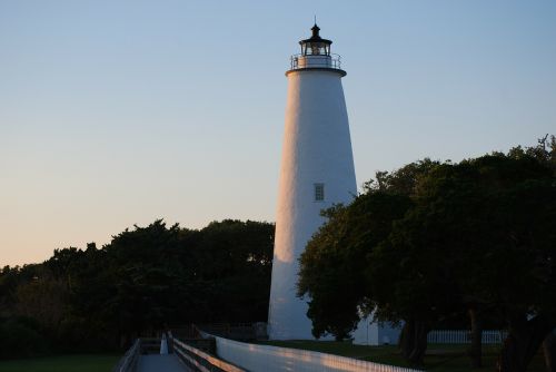 ocracoke lighthouse white