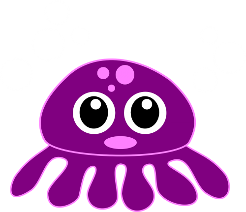octopus kraken purple