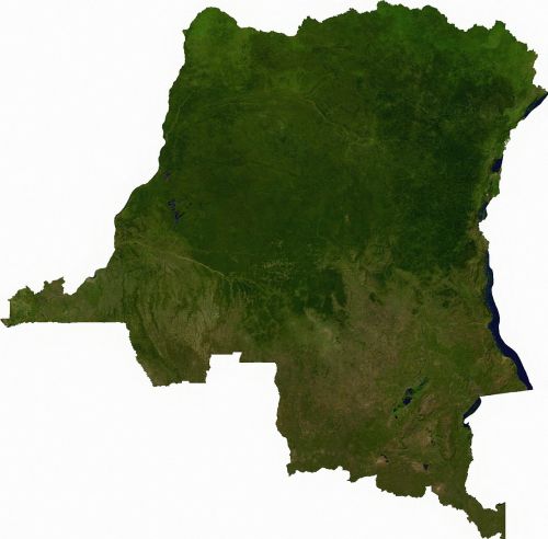 of the congo aerial view land